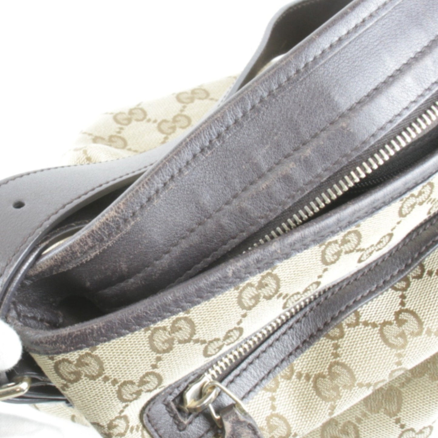 Gucci Brown Gg Canvas Shoulder Bag ( )
