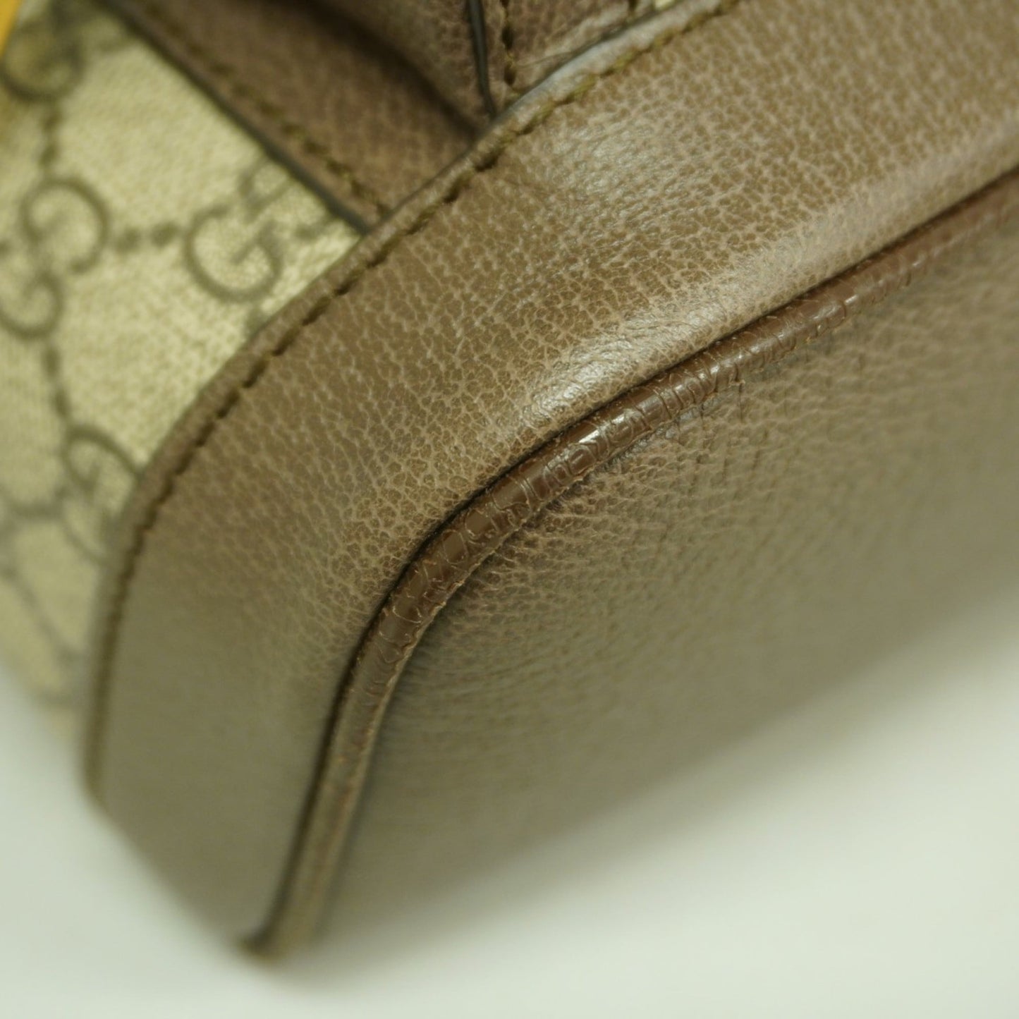 Gucci Brown Pvc Leather Backpack ( )