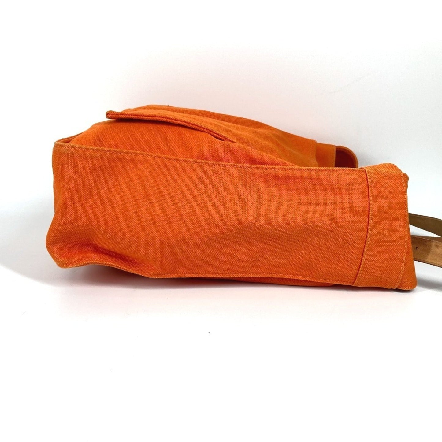 Hermes Marwari Orange Canvas Shoulder Bag ( )