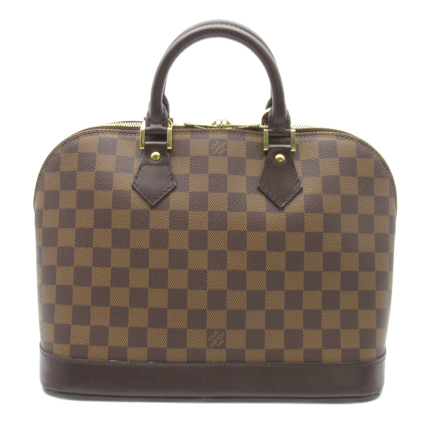 LOUIS VUITTON Alma PM Brown Ebene Damier PVC coated canvas Handbag