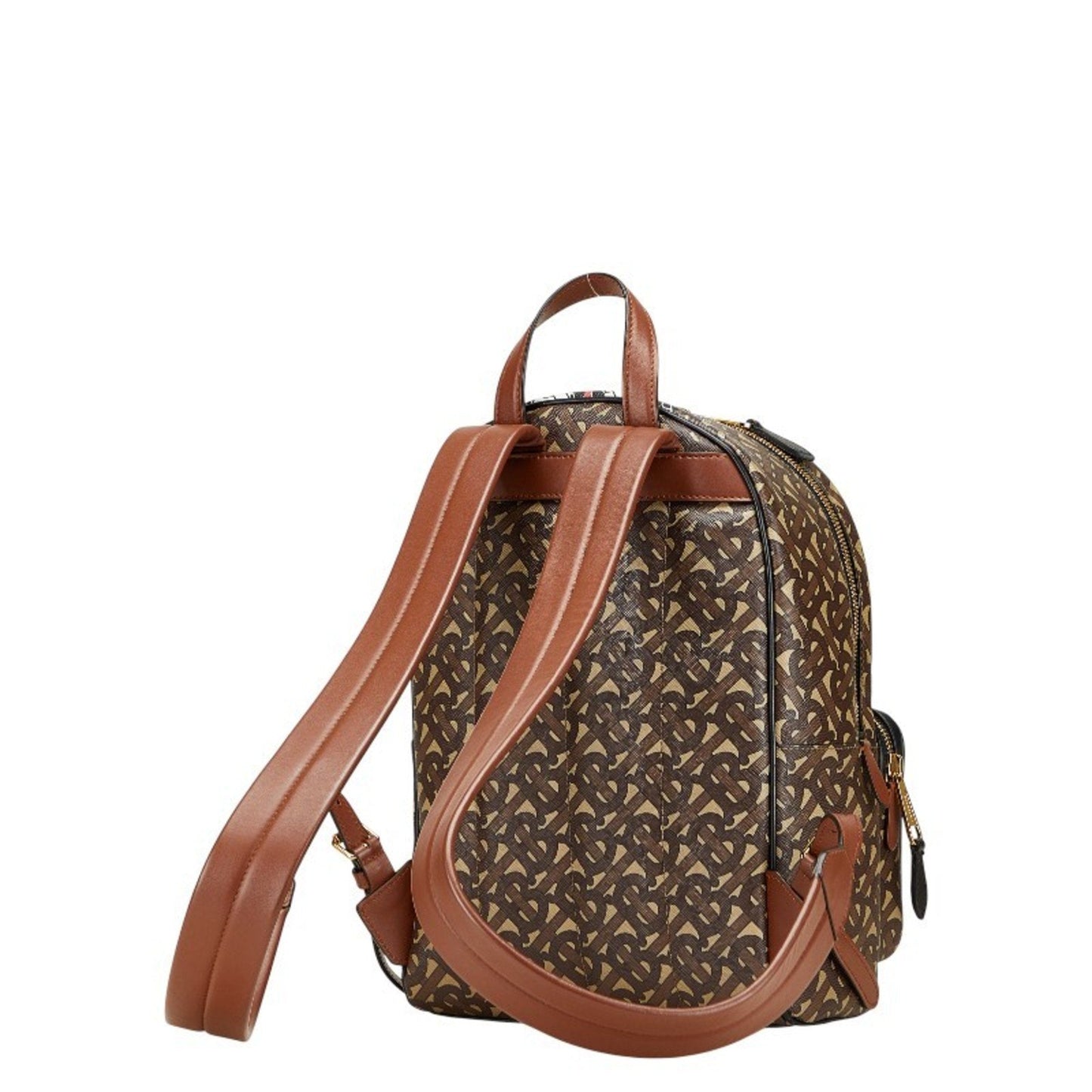 Burberry Brown Pvc Leather Backpack ( )