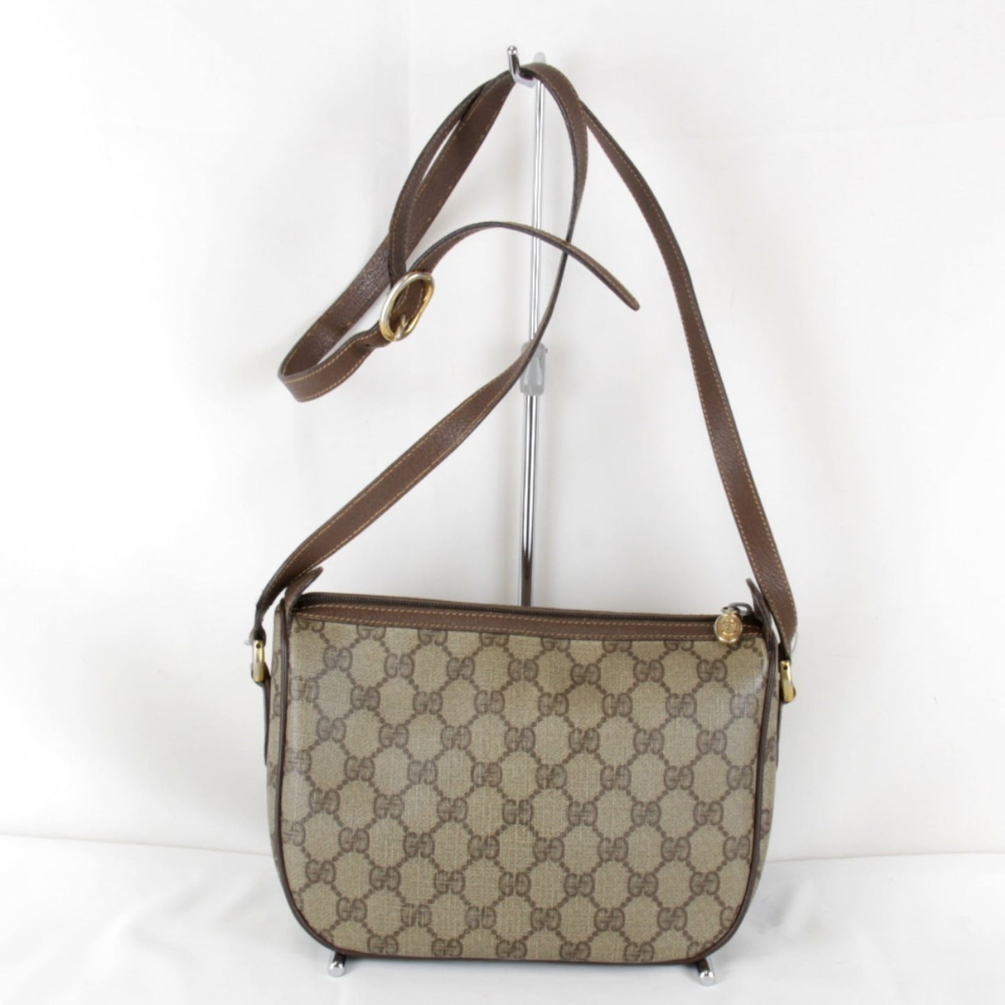 Gucci Brown Gg Supreme Shoulder Bag ( )