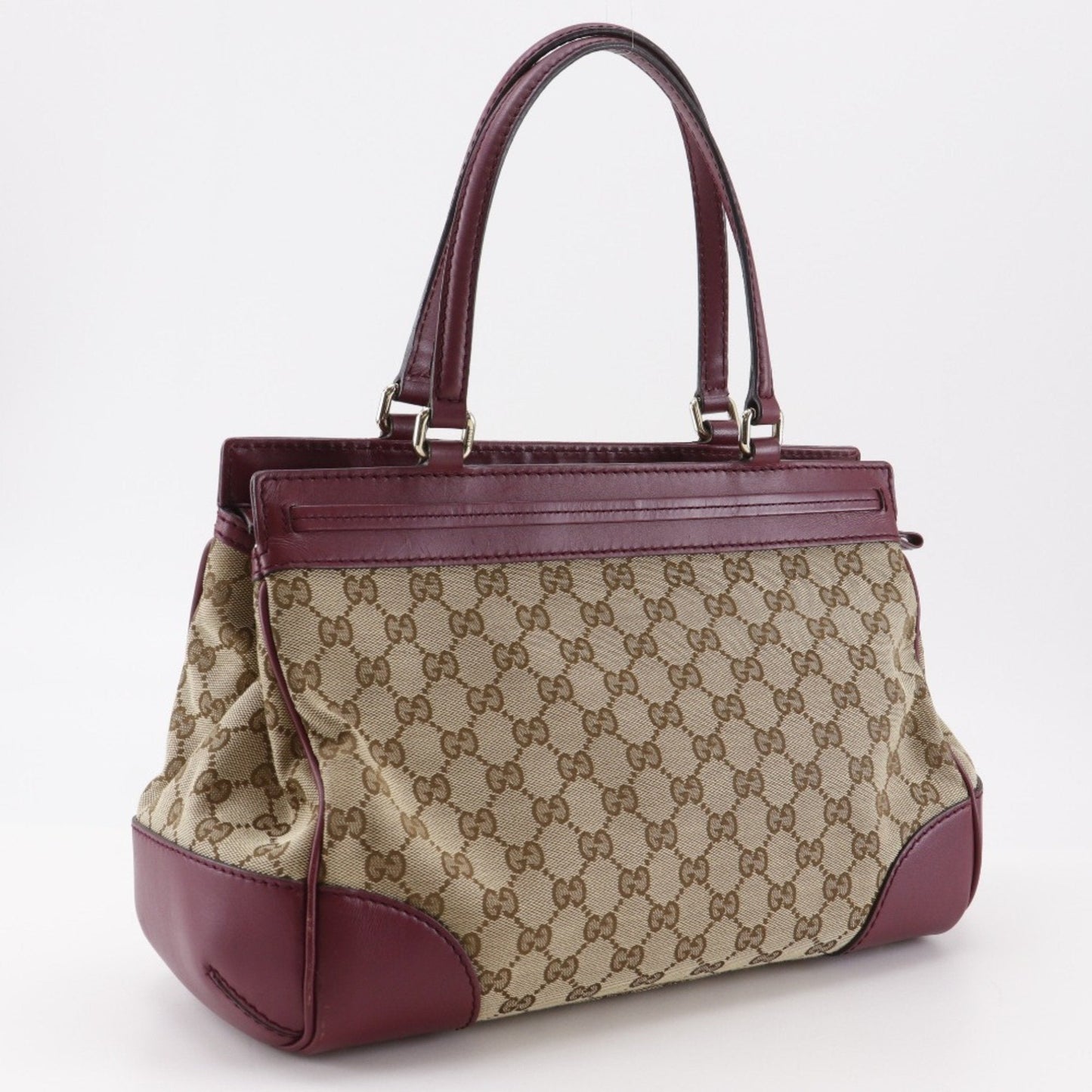 Gucci Red Color Gg Canvas Tote Bag ( )