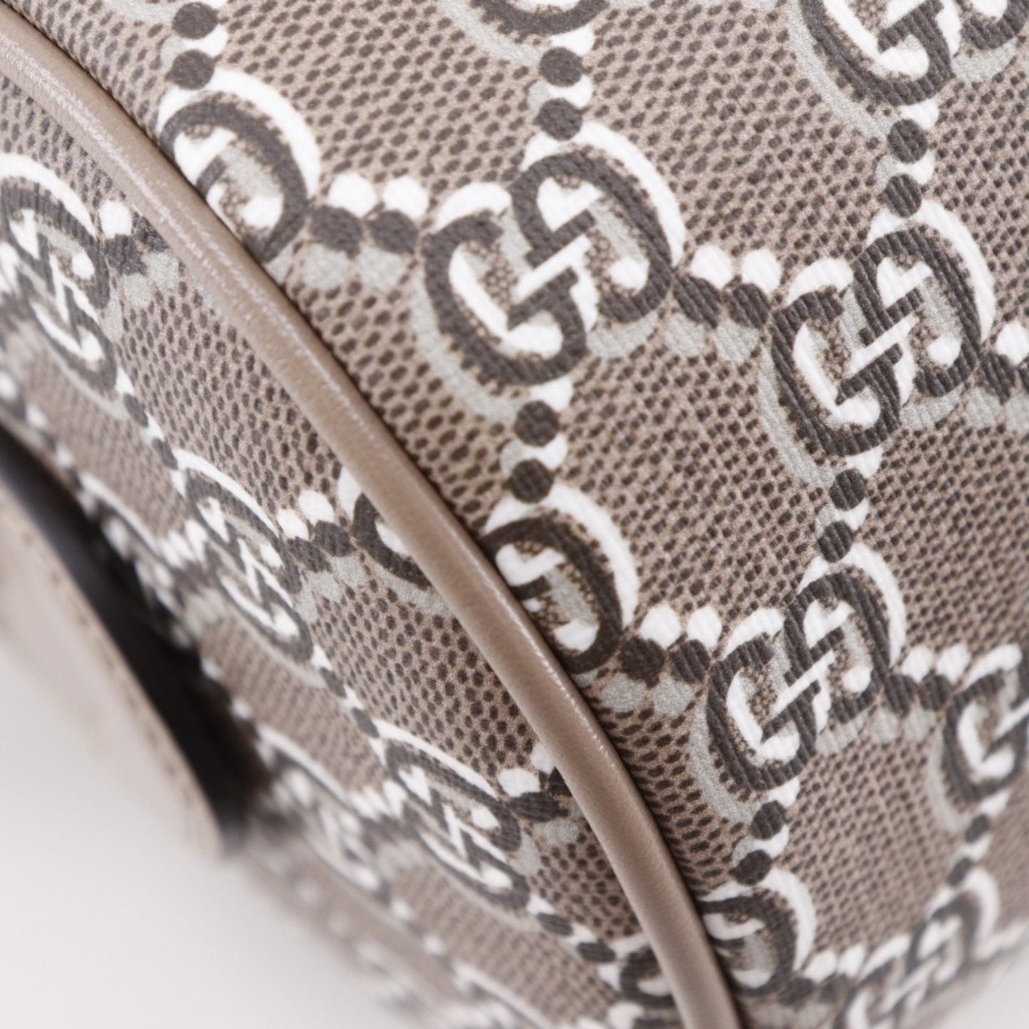 Gucci Brown Pvc Leather Handbag ( )