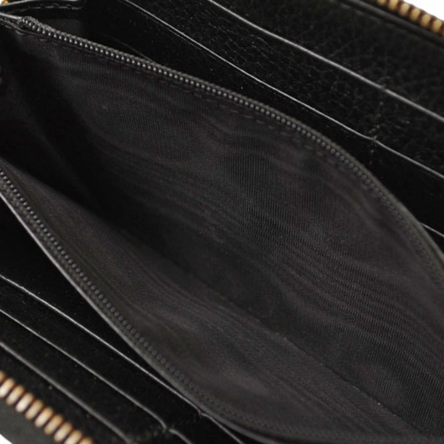 Gucci Black Leather Long Wallet (Bi-Fold) ( )