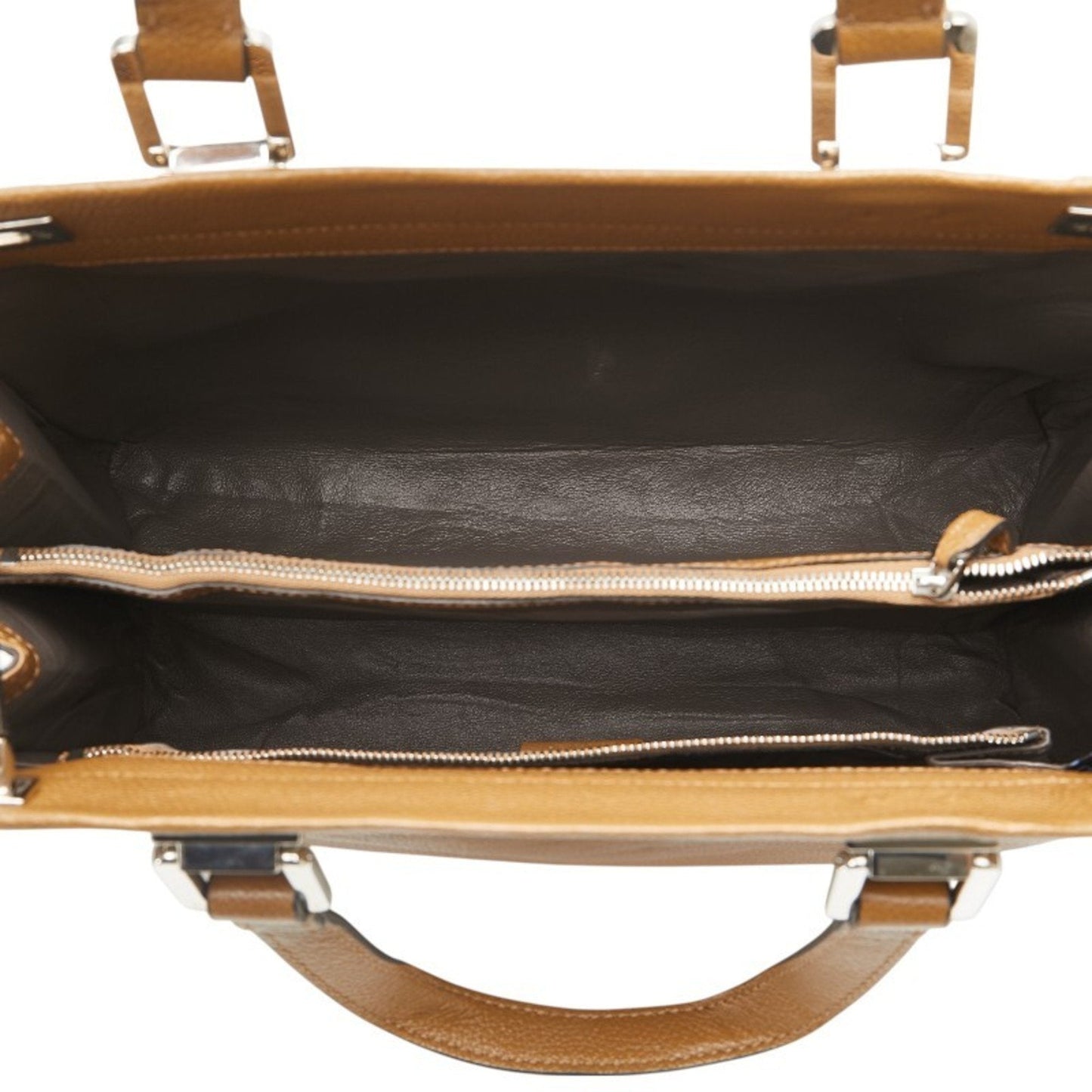 Gucci Brown Leather Handbag Shoulder Bag ( )
