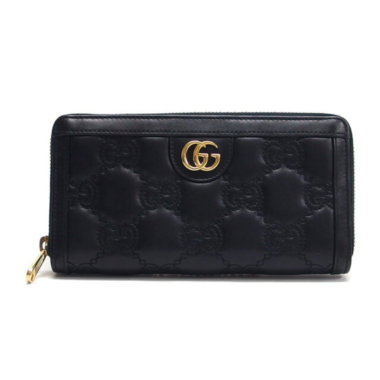 Gucci Black Leather Long Wallet (Bi-Fold) ( )
