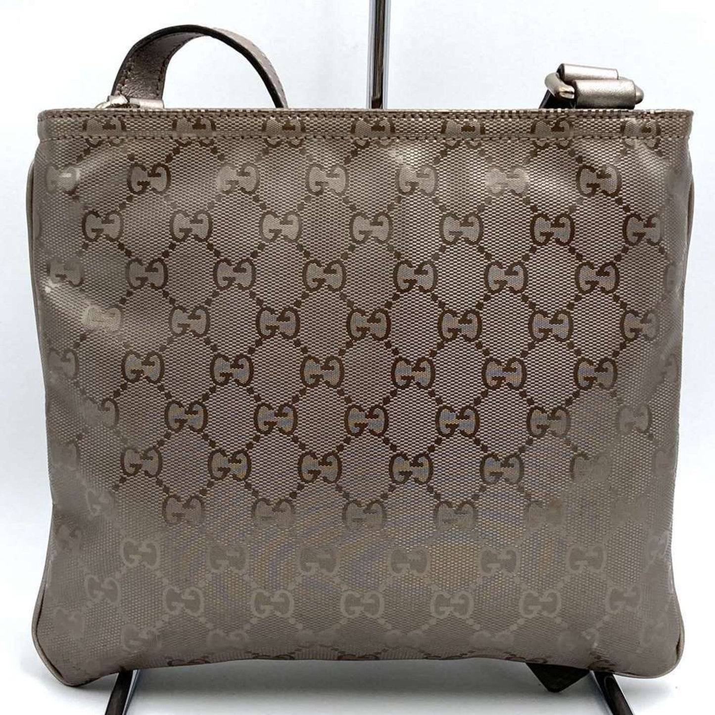 Gucci Gg ImprimÃ© Metallic Pink Gg ImprimÃ© Shoulder Bag Sling Bag ( )