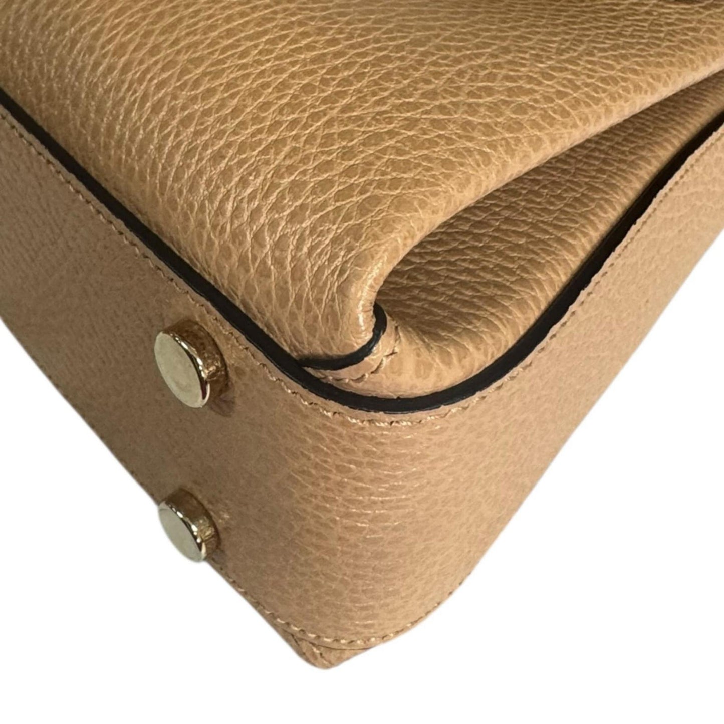Gucci Beige Leather Shoulder Bag ( )