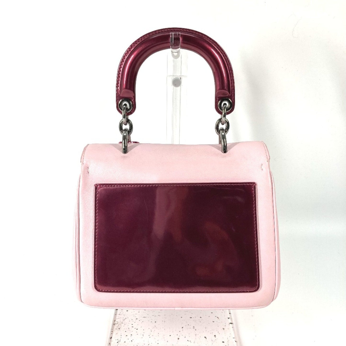 Christian Dior Pink Leather Handbag ()