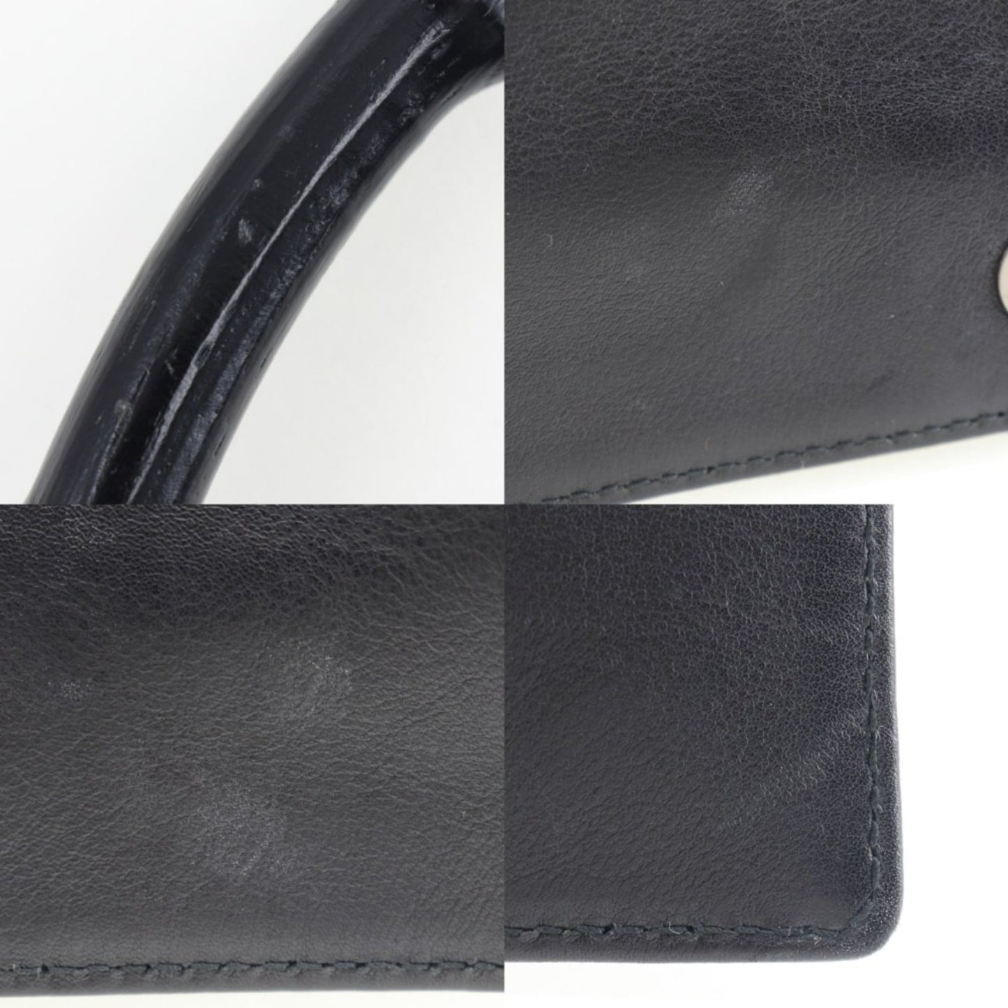 Gucci Black Leather Shoulder Bag ( )