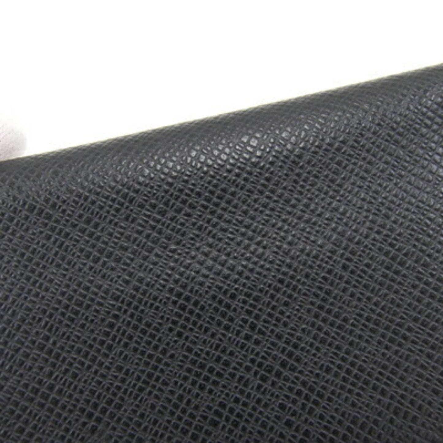 LOUIS VUITTON Card Case Taiga Organizer de Poche Noir Pass Business Holder Men's