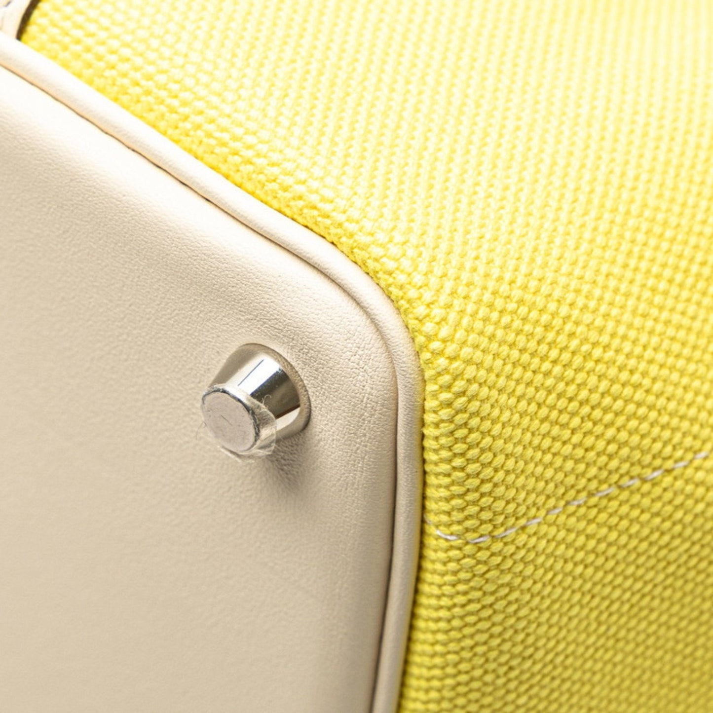 Hermes Picotin Ivory Yellow Swift Leather Handbag ( )