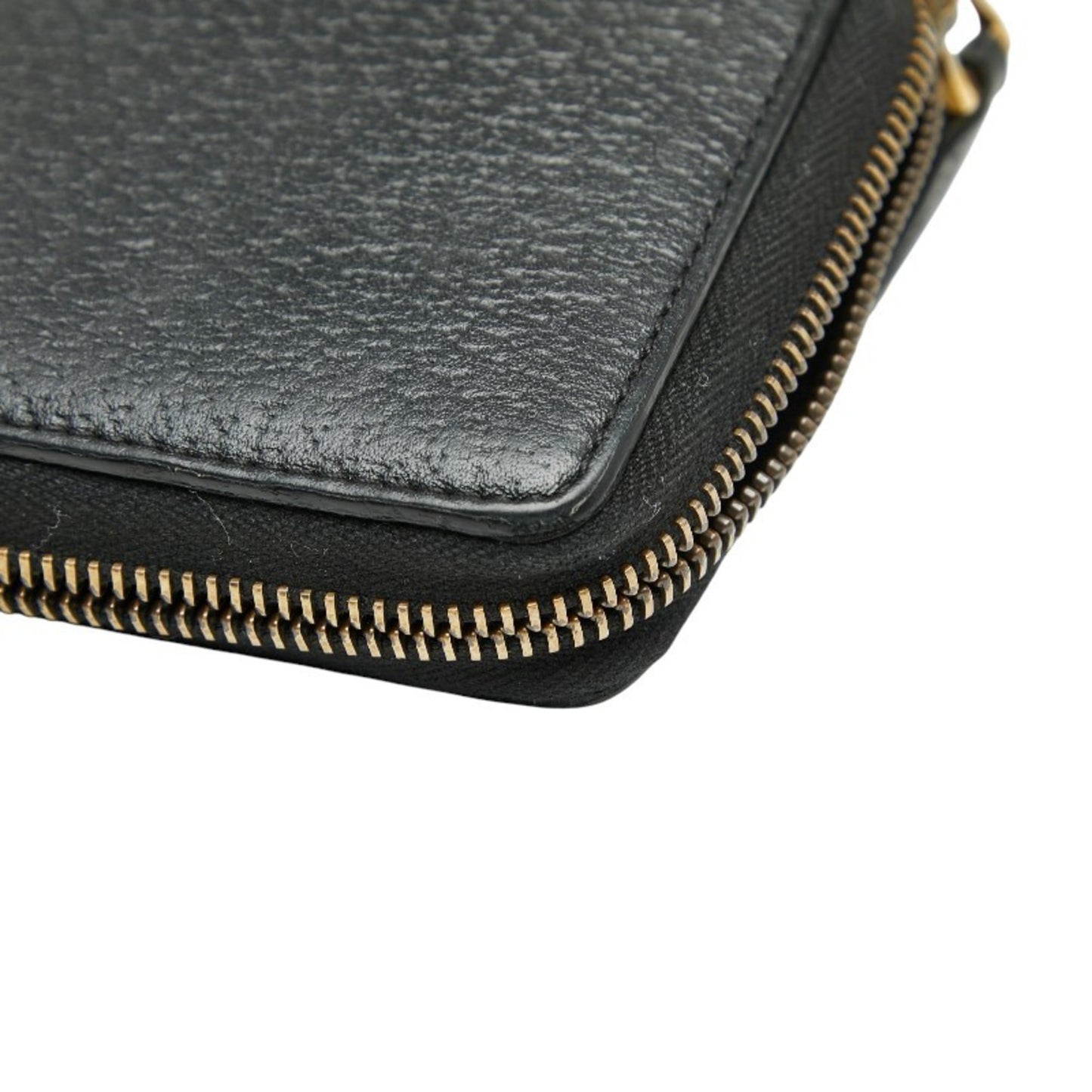 Gucci Black Leather Long Wallet (Bi-Fold) ( )
