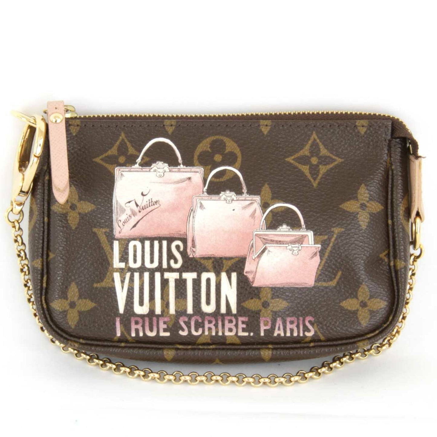 LOUIS VUITTON Accessories Trunk Collection Accessory Pouch Monogram Canvas Women's Clutch