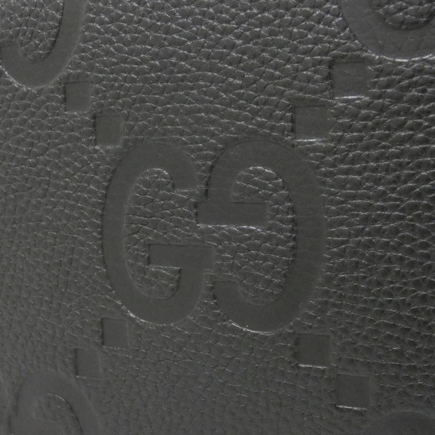 Gucci Black Gg Leather Shoulder Bag ( )