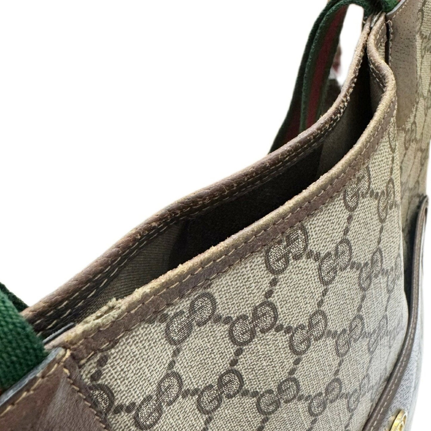 Gucci Beige Pvc Leather Tote Bag ( )