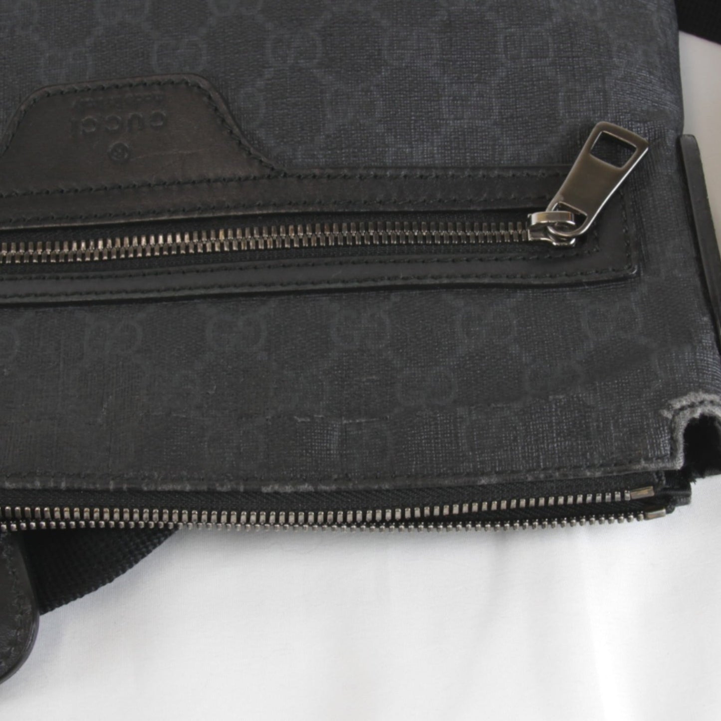 Gucci Black Pvc Shoulder Bag ( )