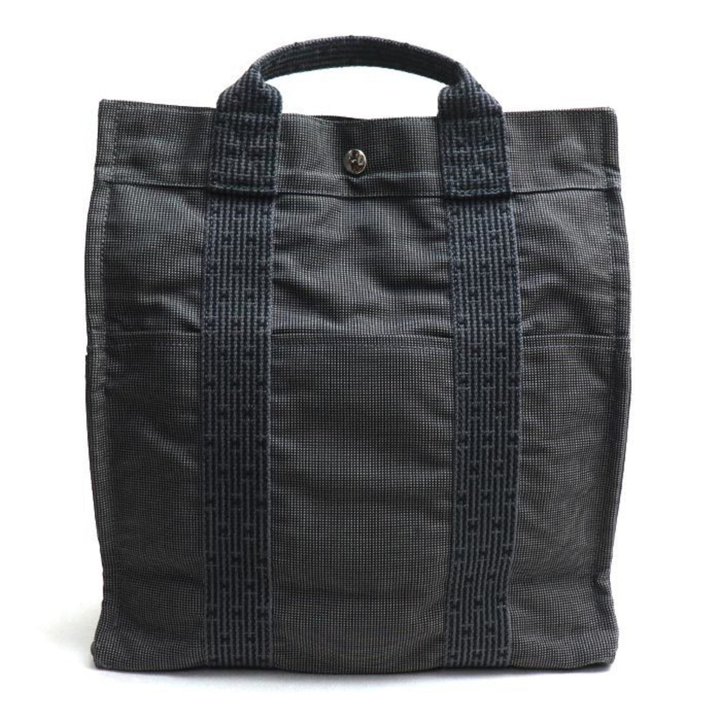 Hermes Gray Canvas Backpack ( )