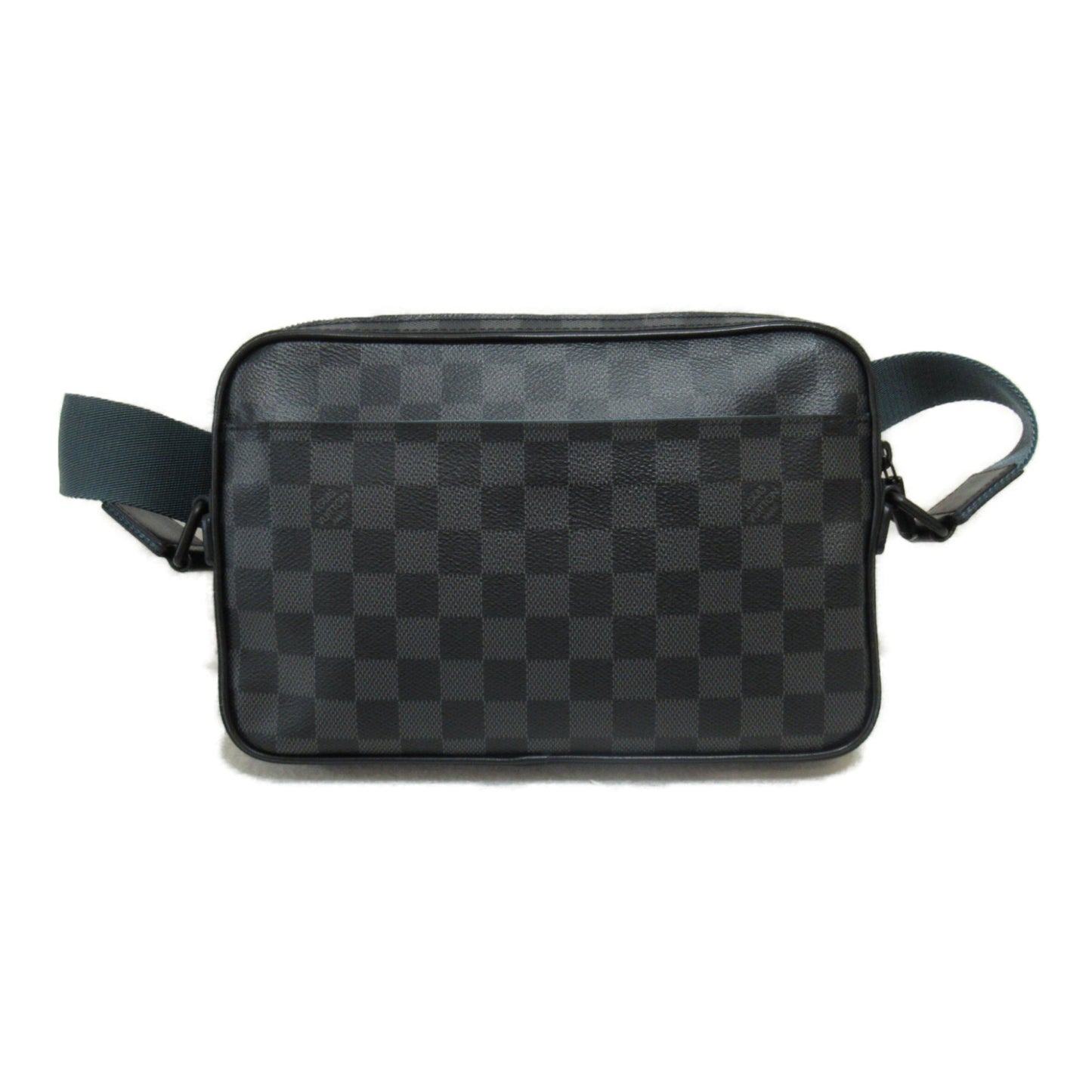 LOUIS VUITTON Alpha Messenger Black Navy Damier PVC coated canvas Handbag