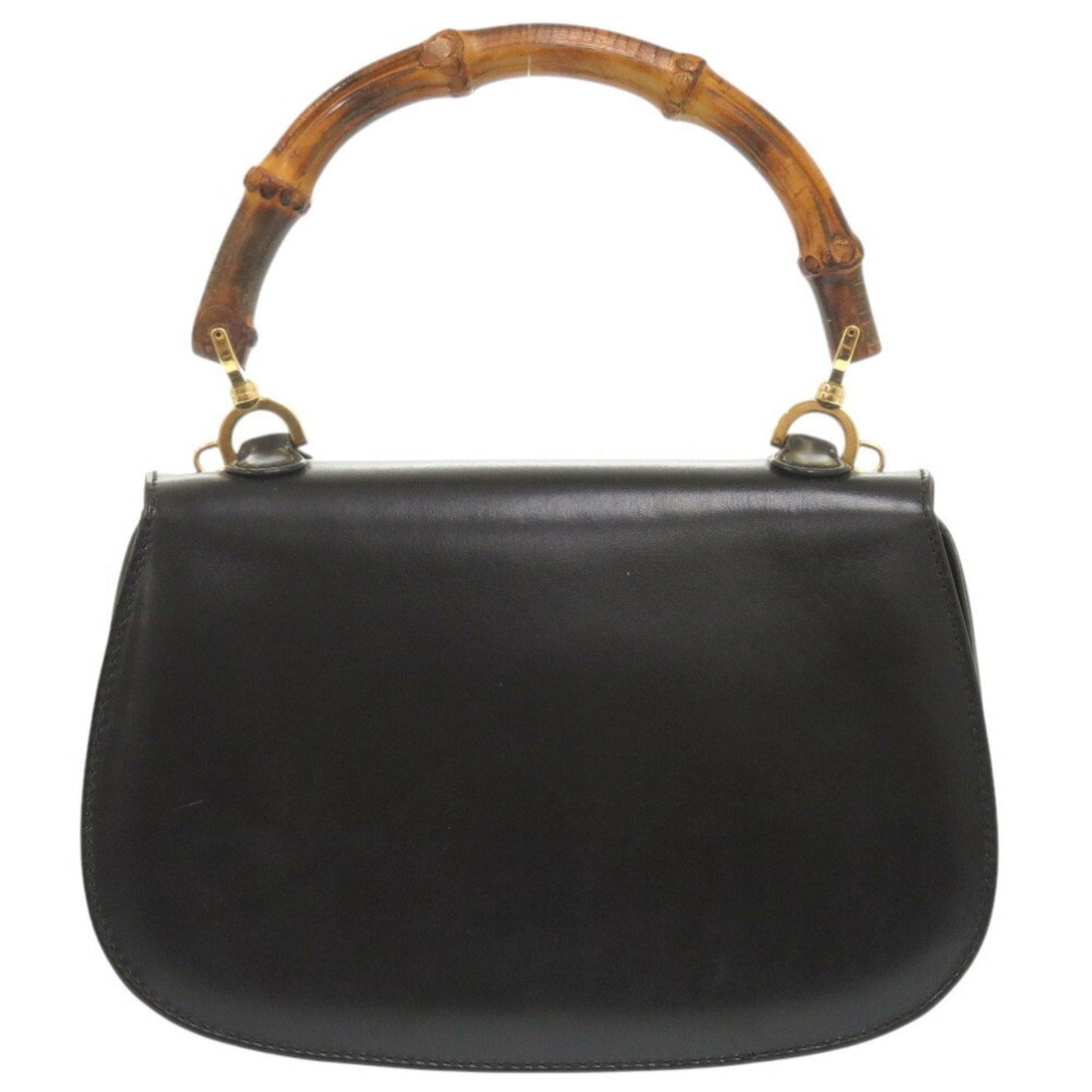 Gucci Black Leather Handbag ( )