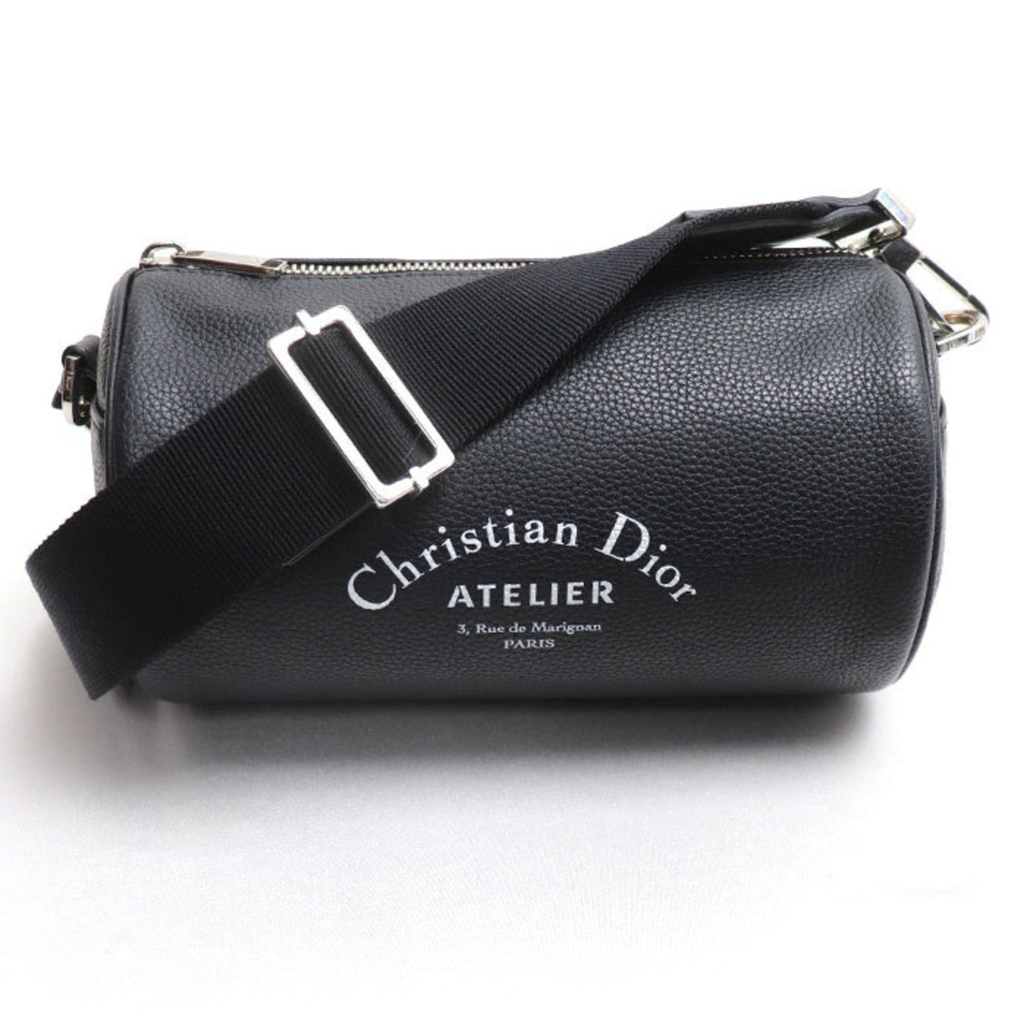 Christian Dior Black Leather Shoulder Bag ()