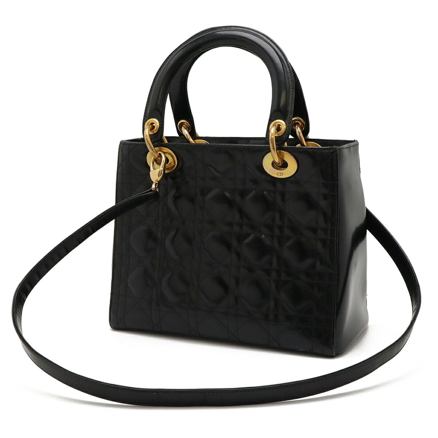 Christian Dior Black Handbag Shoulder Bag ()