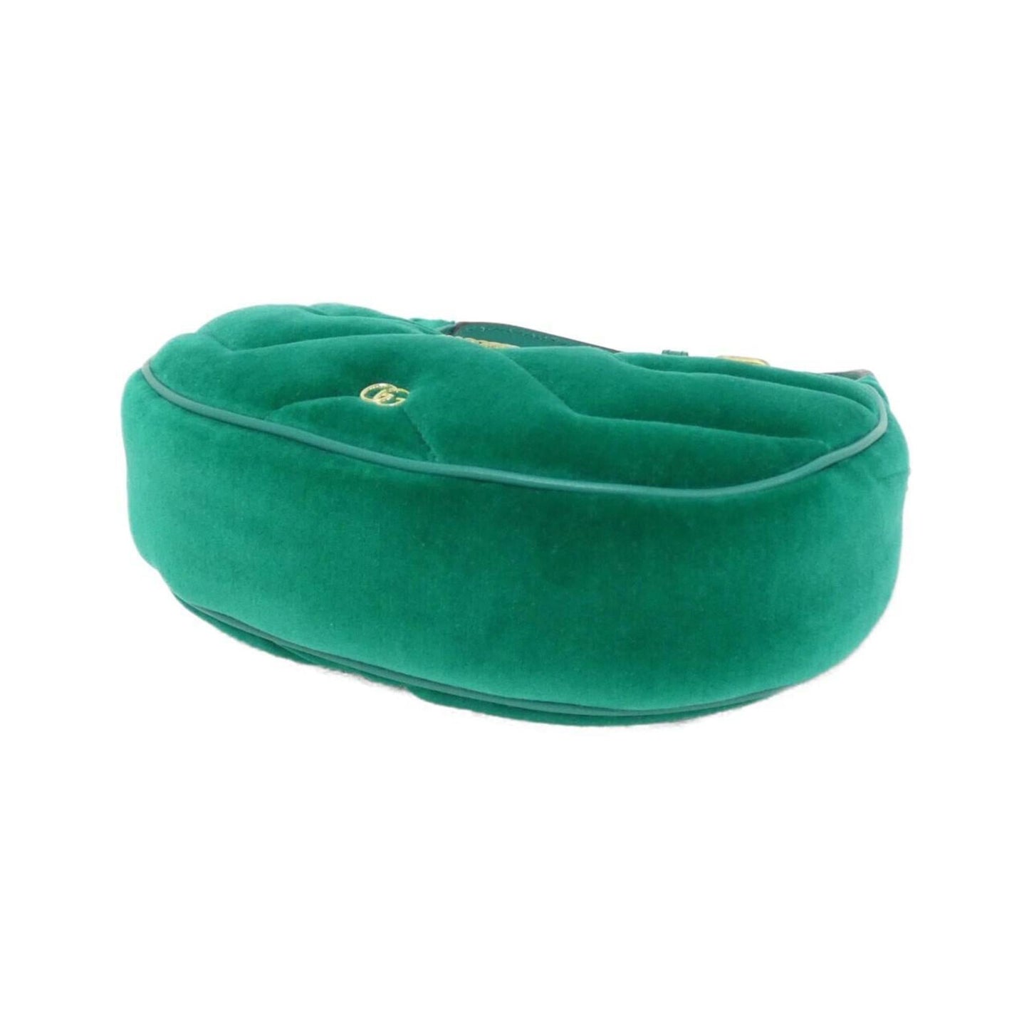 Gucci Green Velvet Shoulder Bag ( )