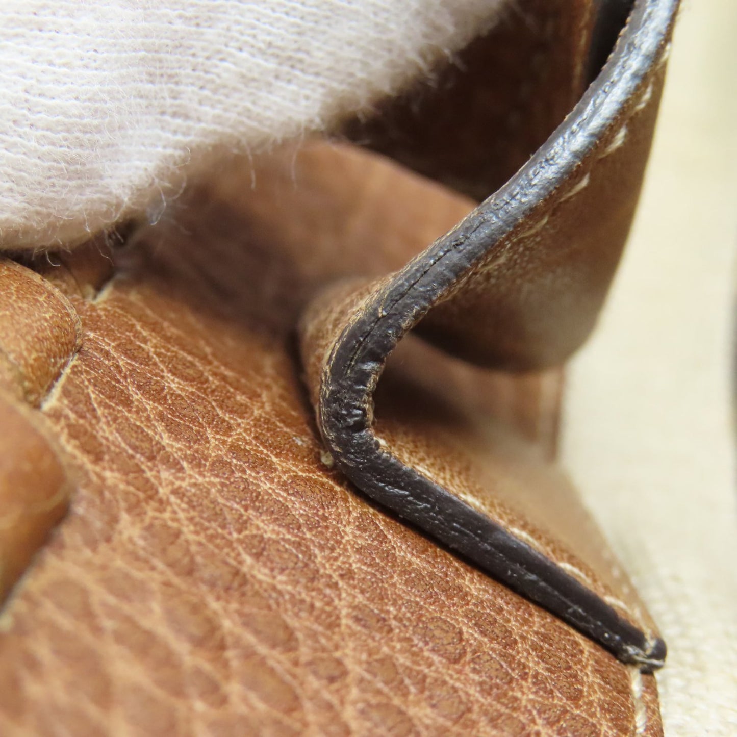 Gucci Blue Brown Orange Leather Straw Tote Bag ( )