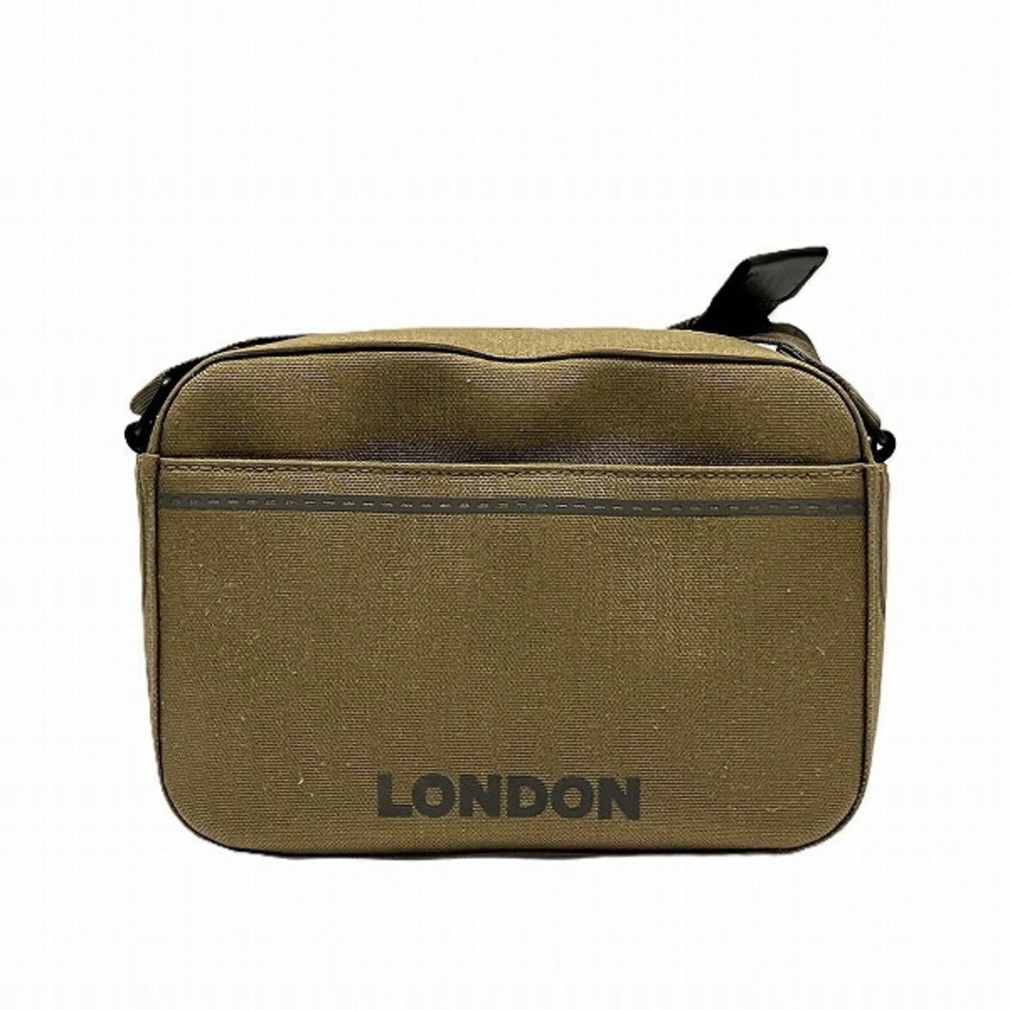 Burberry Khaki Canvas Shoulder Bag Sling Bag ( )