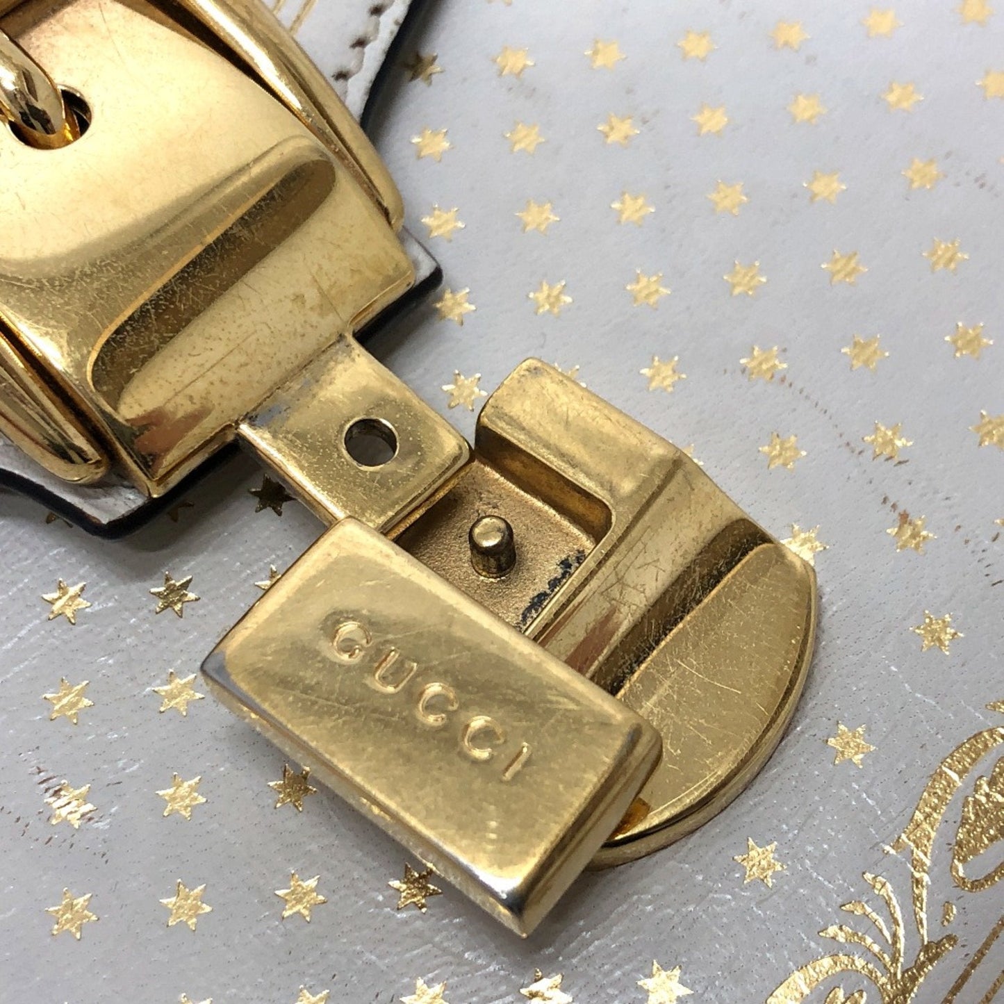Gucci White Leather Shoulder Bag ( )