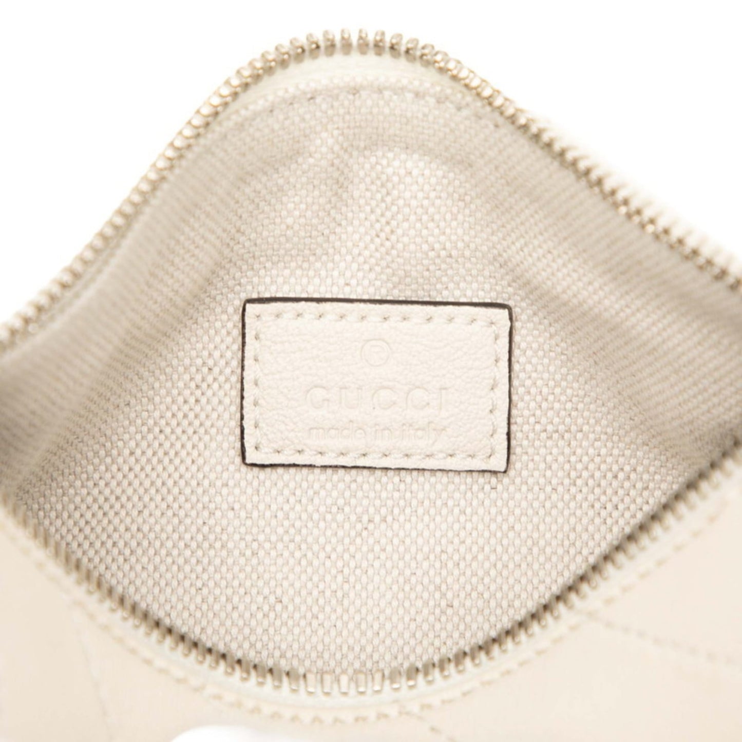 Gucci Ivory White Leather Shoulder Bag ( )