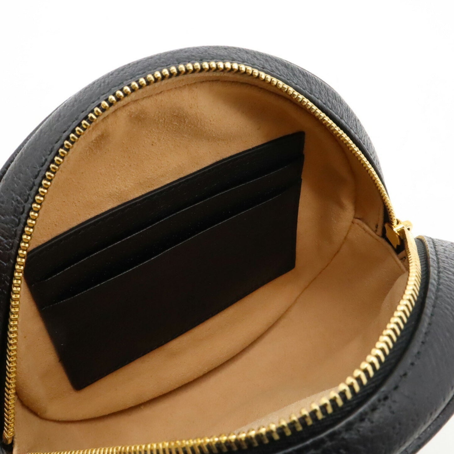 Gucci Sherry Line Black Green Red Color Leather Backpack ( )