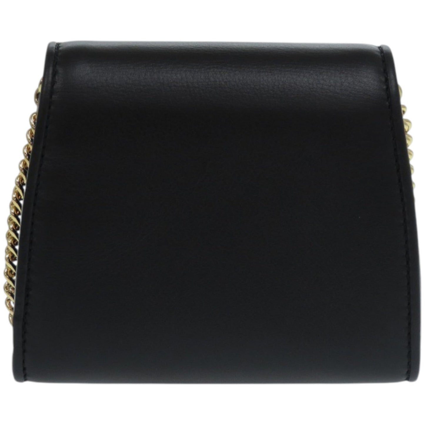 Gucci Black Leather Chain/Shoulder Wallet ( )