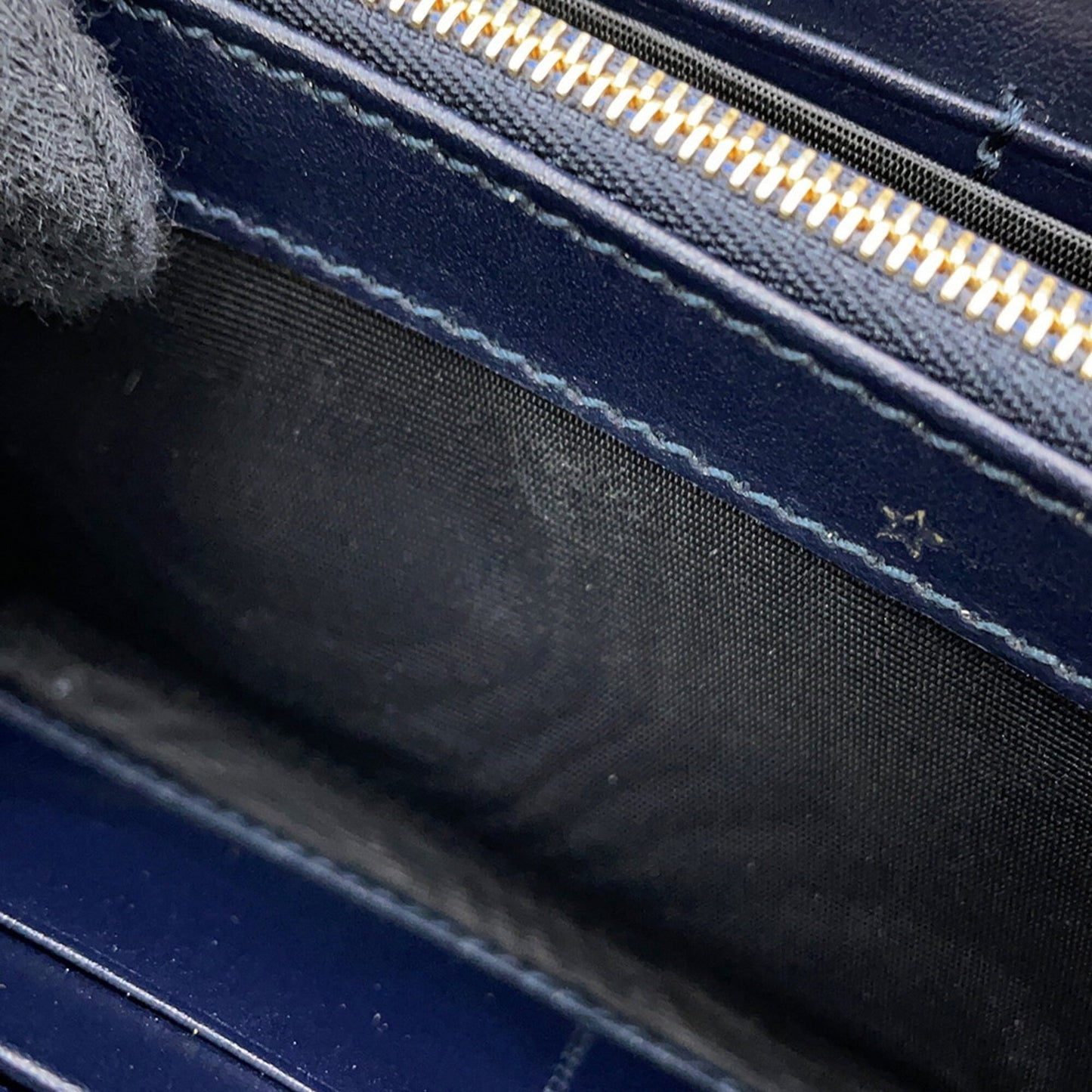 Gucci Beige Navy Canvas Leather Long Wallet (Bi-Fold) ( )