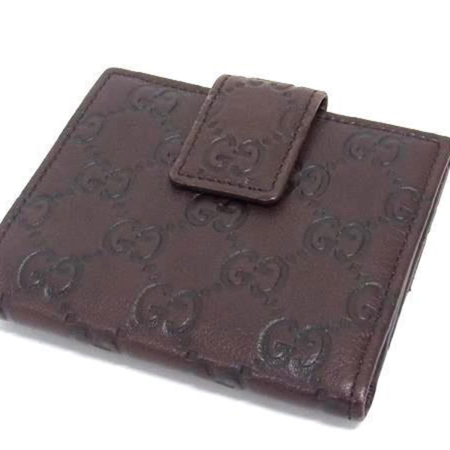 Gucci Brown Leather Wallet (Bi-Fold) ( )