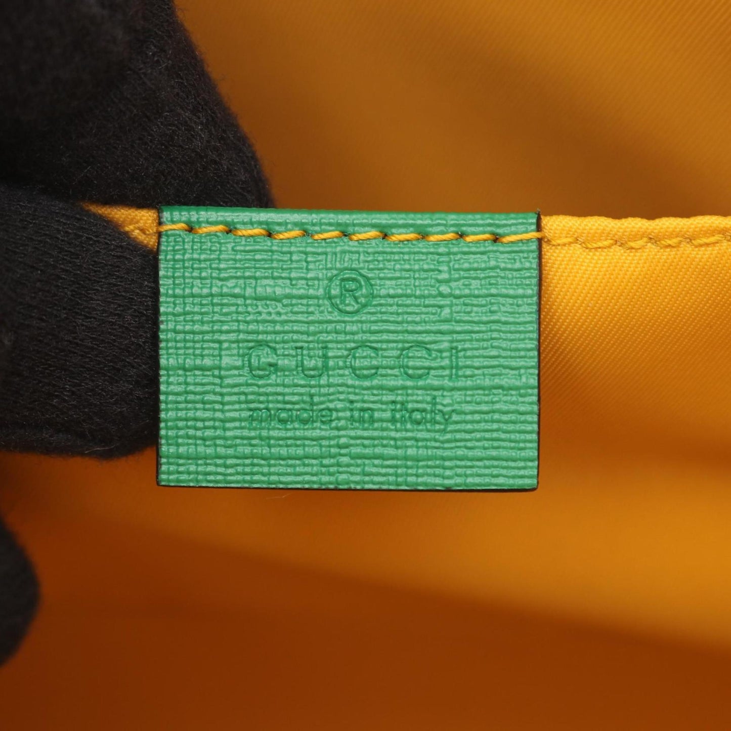 Gucci Beige Green Multi-Color Gg Supreme Leather Handbag ( )