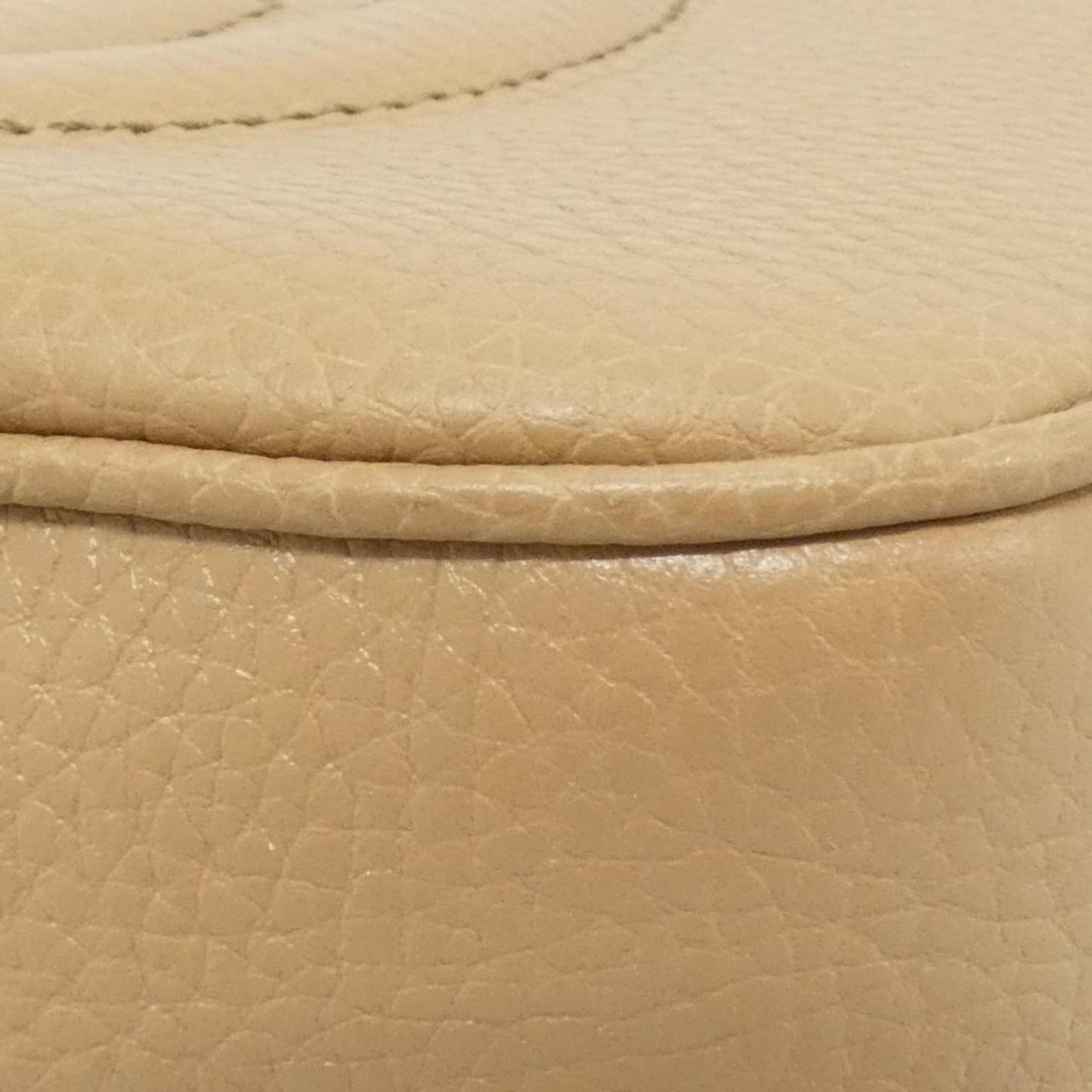 Gucci Beige Leather Shoulder Bag ( )