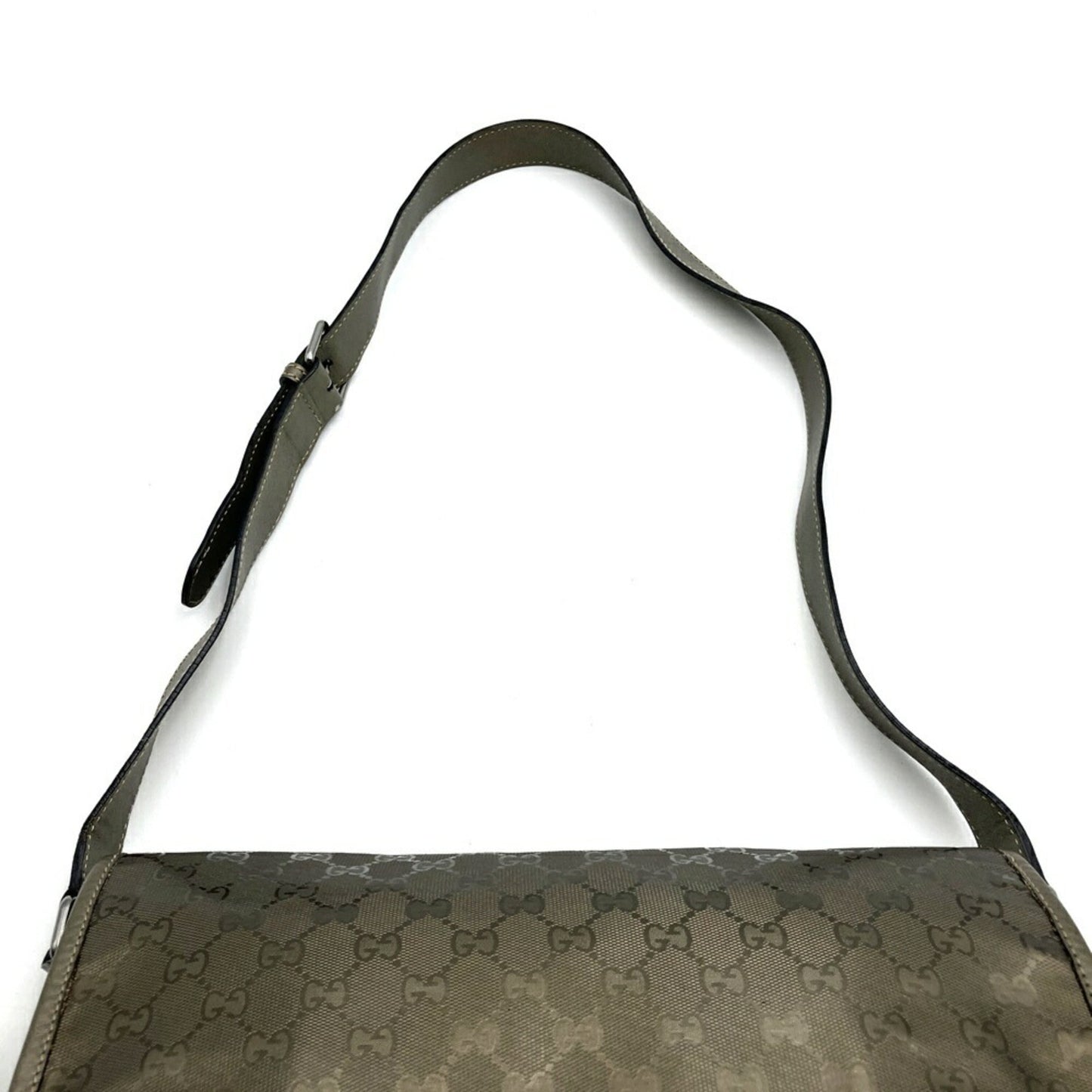 Gucci Gg ImprimÃ© Brown Metallic Gg ImprimÃ© Shoulder Bag ( )