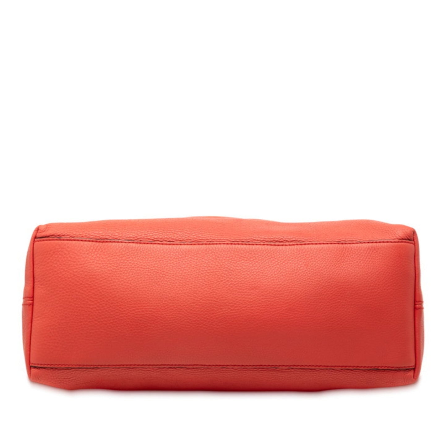 Gucci Orange Red Color Leather Handbag Shoulder Bag ( )