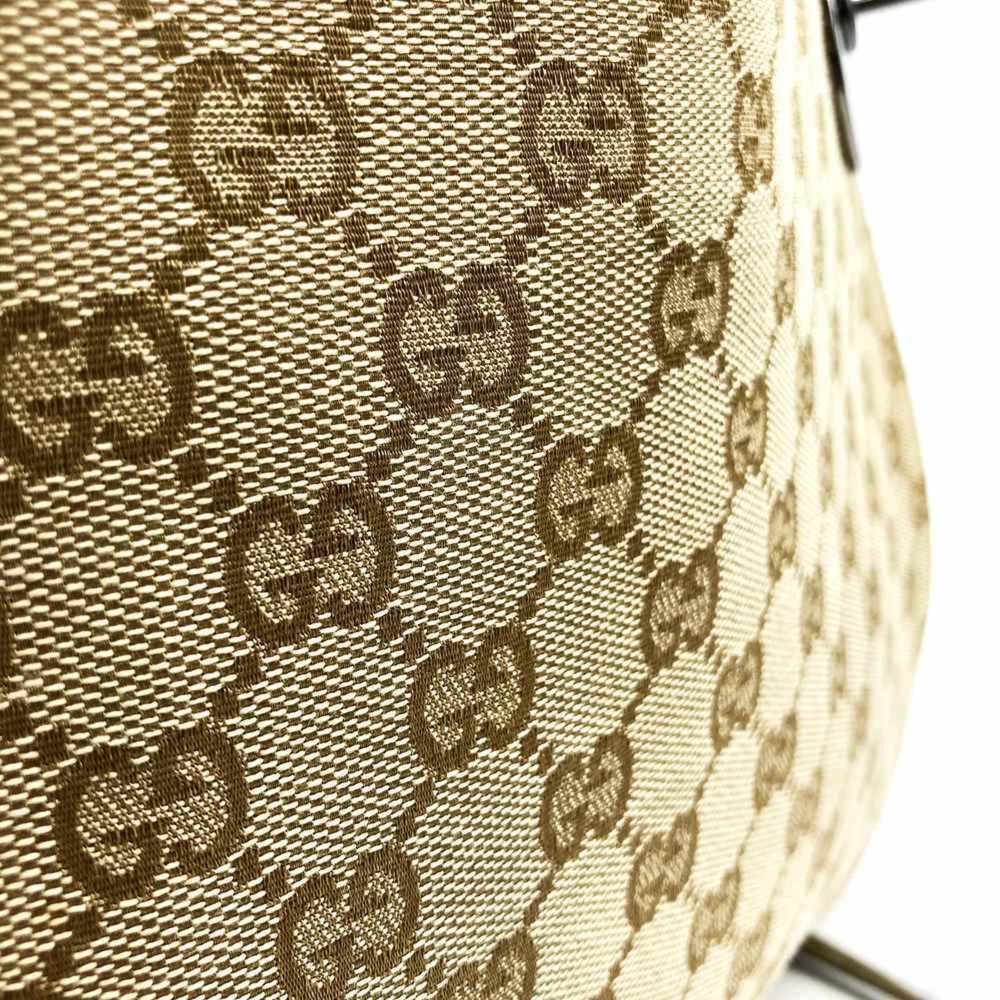 Gucci Gg Canvas Beige Gg Canvas Leather Shoulder Bag ( )