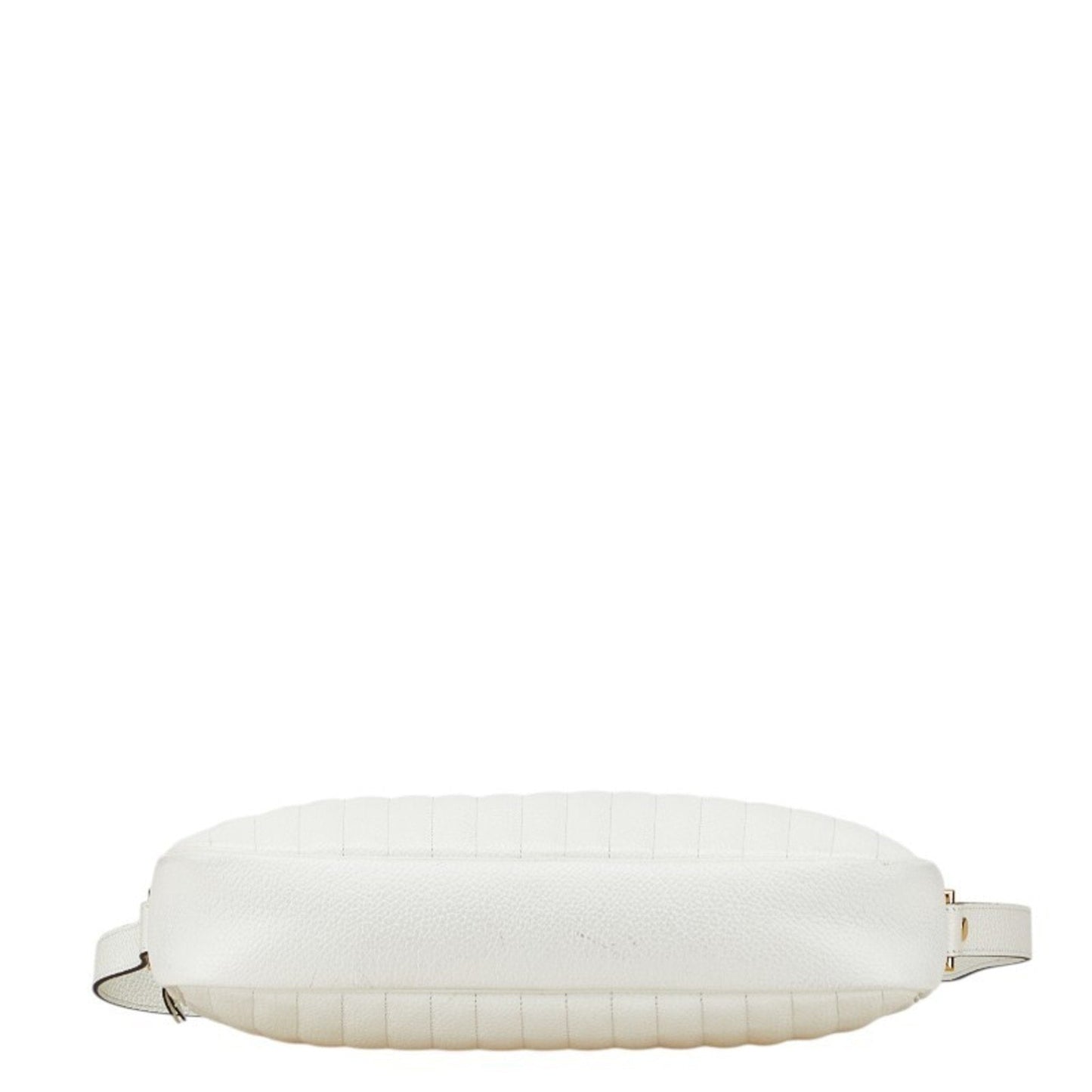 Christian Dior White Leather Shoulder Bag ()
