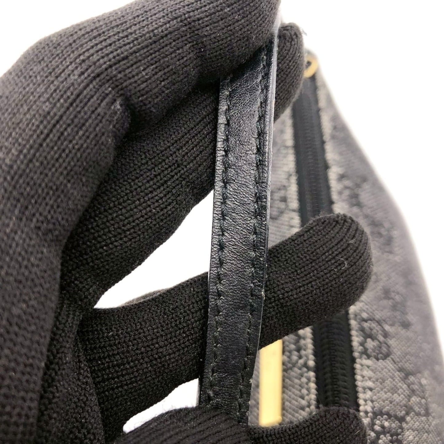 Gucci Black Canvas Handbag ( )