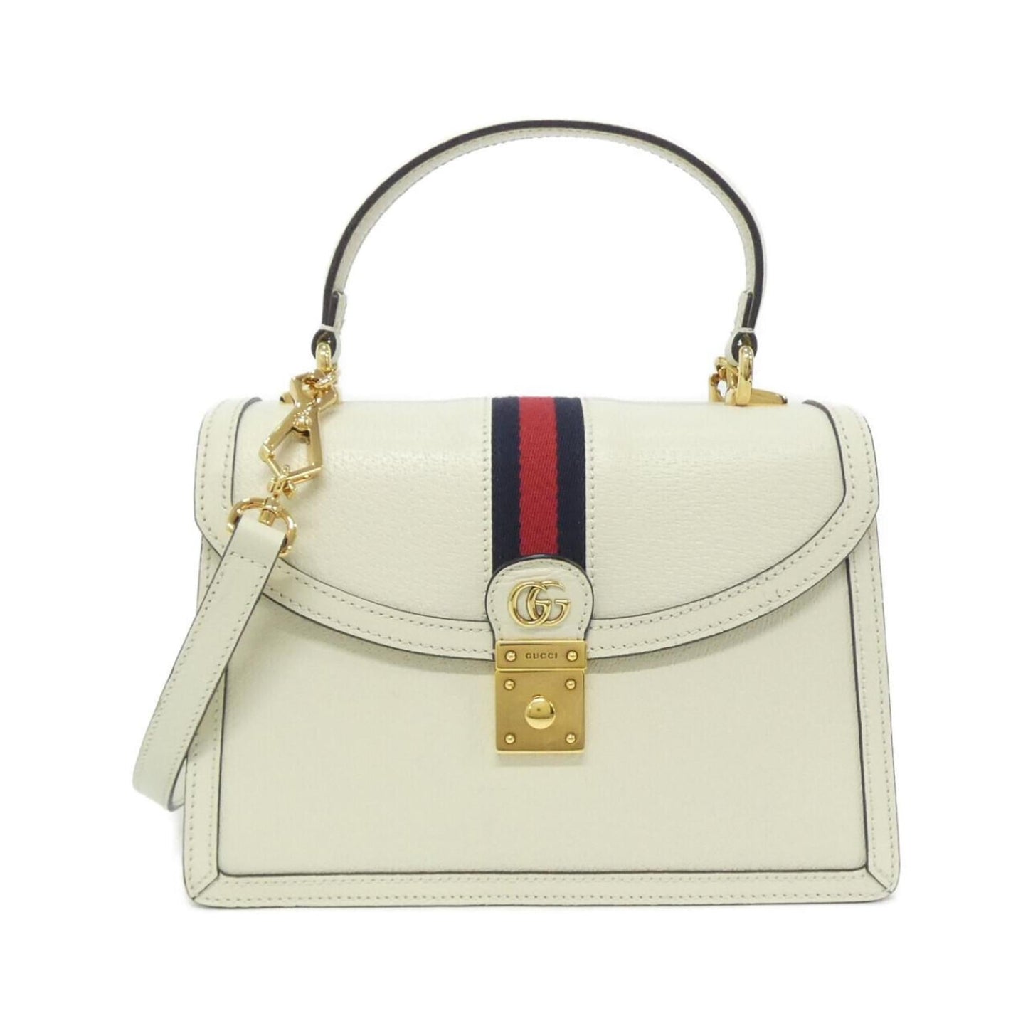 Gucci White Leather Handbag ( )