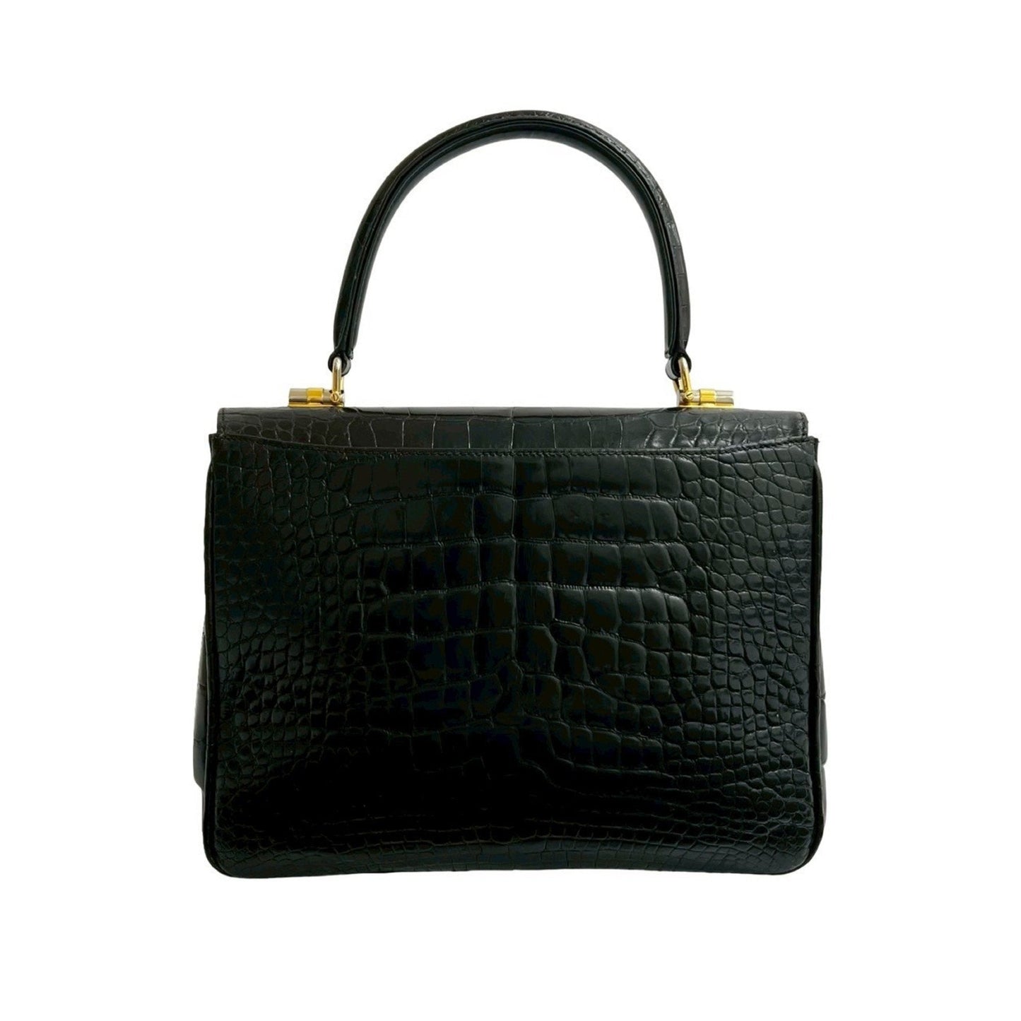 Gucci Black Leather Handbag ( )