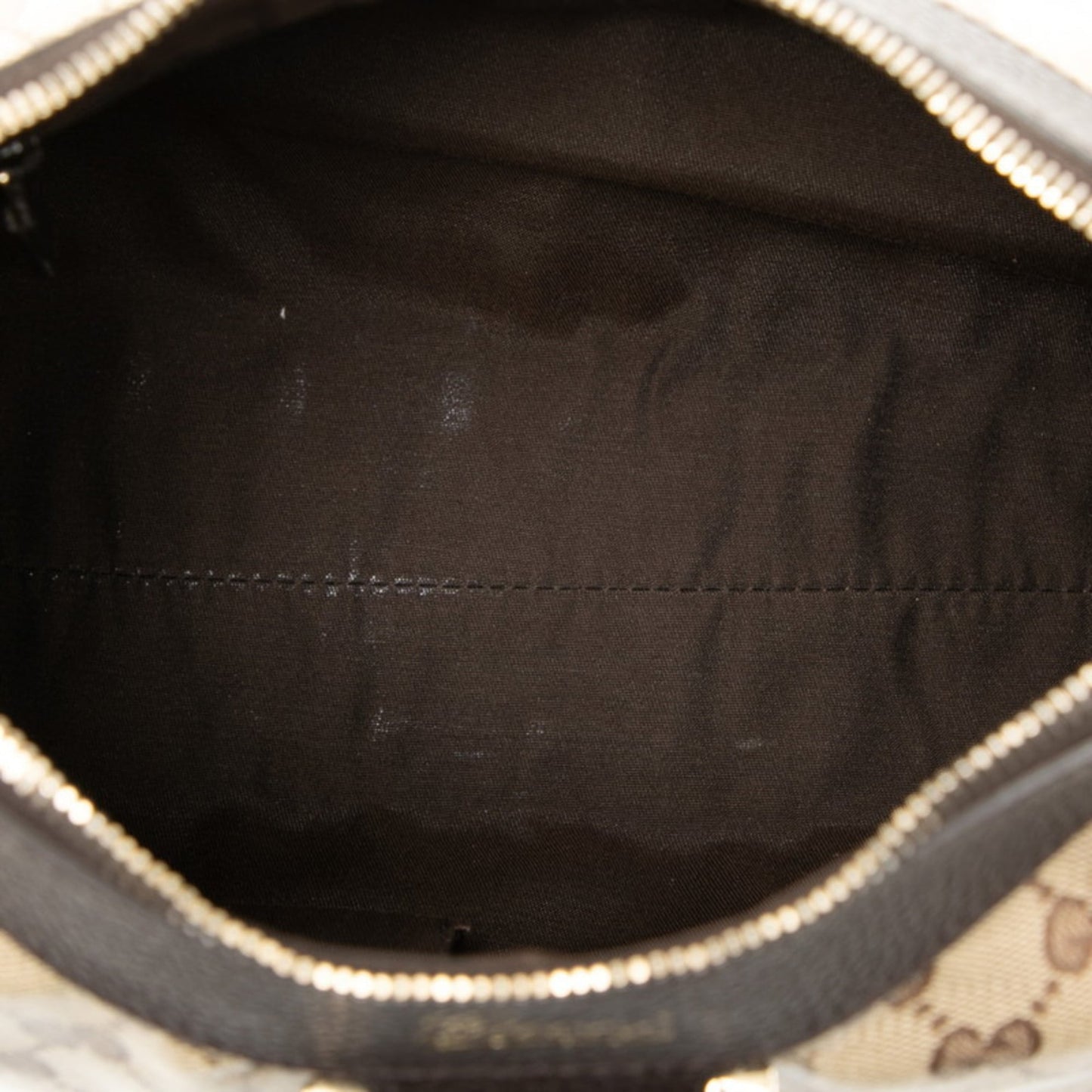 Gucci Beige Brown Pvc Leather Handbag Shoulder Bag ( )