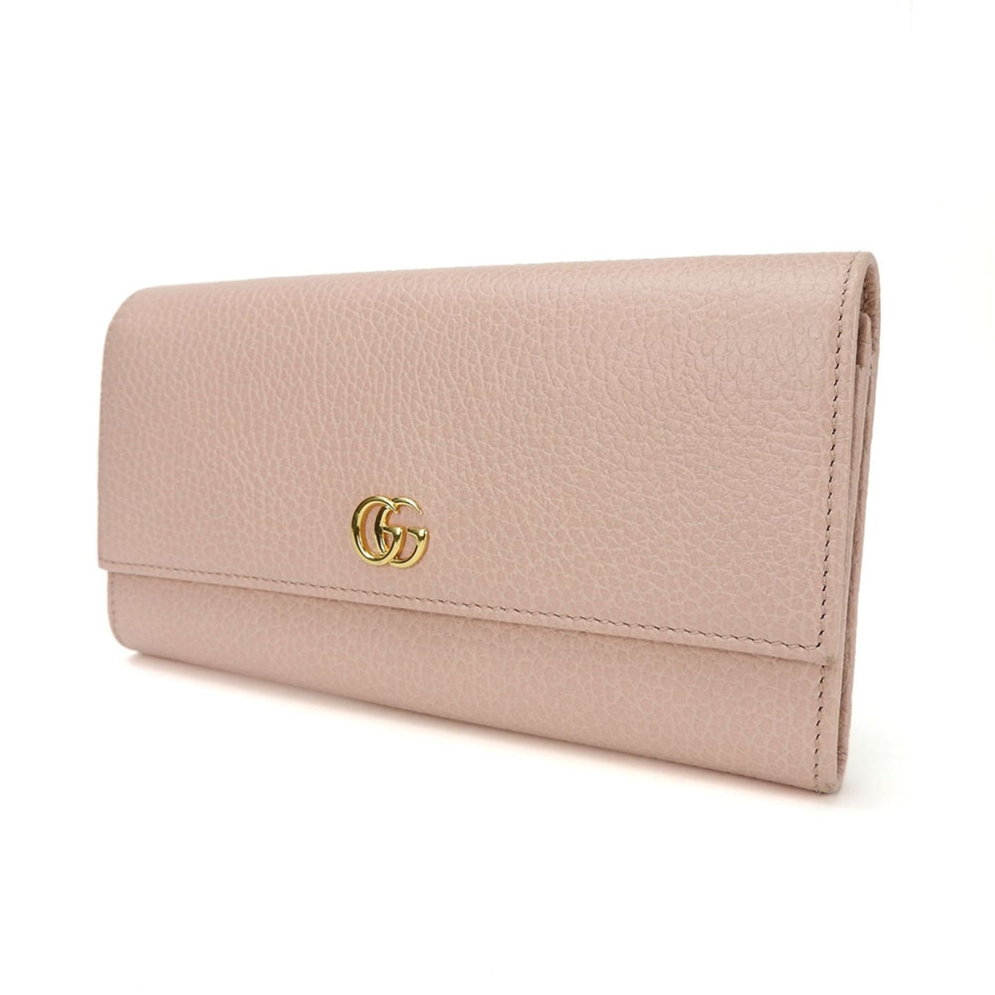 Gucci Pink Leather Long Wallet (Bi-Fold) ( )