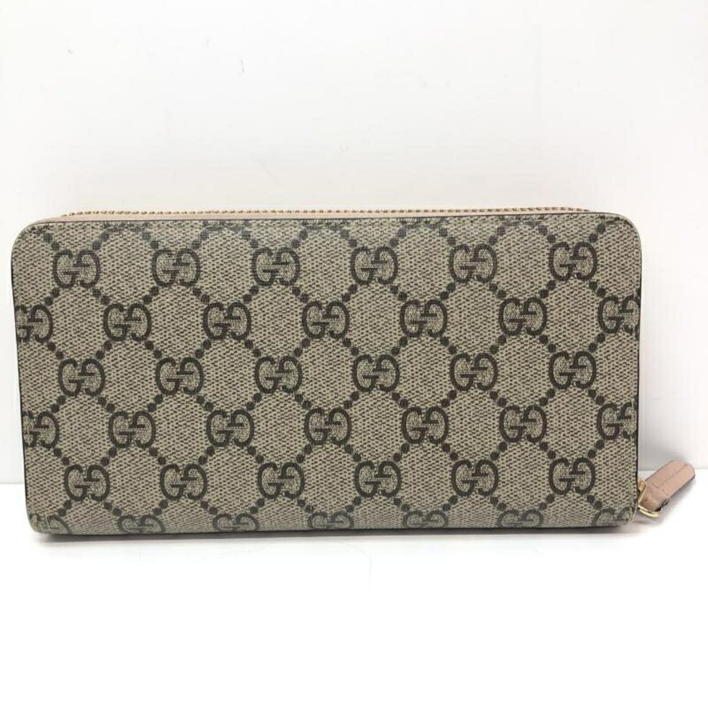 Gucci Pink Gg Canvas Long Wallet (Bi-Fold) ( )