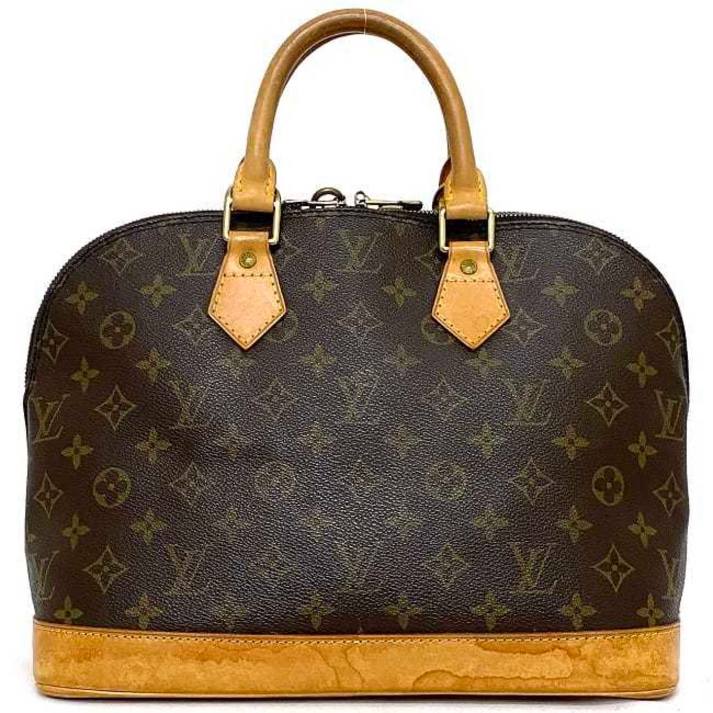 LOUIS VUITTON Handbag Alma PM Brown Beige Monogram Canvas Nume Ladies