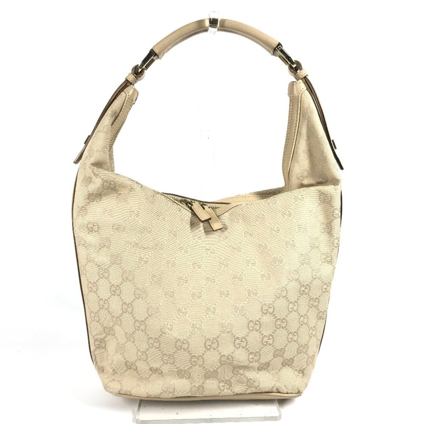 Gucci Beige Gg Canvas Shoulder Bag ( )